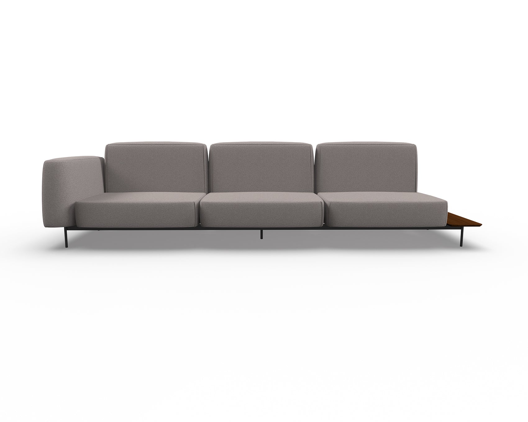 Noon 4 Seater Sofa with Right Shelf
